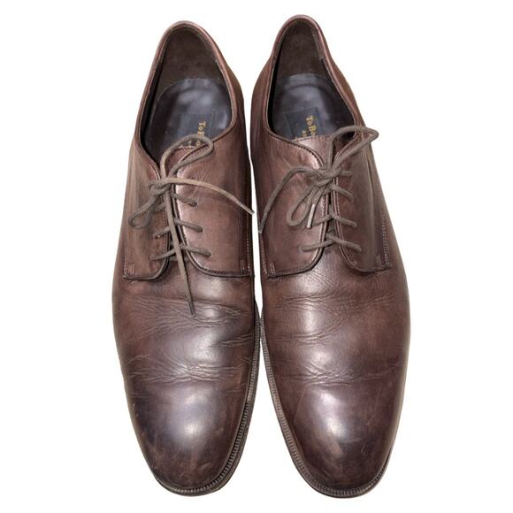 To Boot New York Adam Derrick Brown Leather Oxford Shoes    Size: 10 main image 8